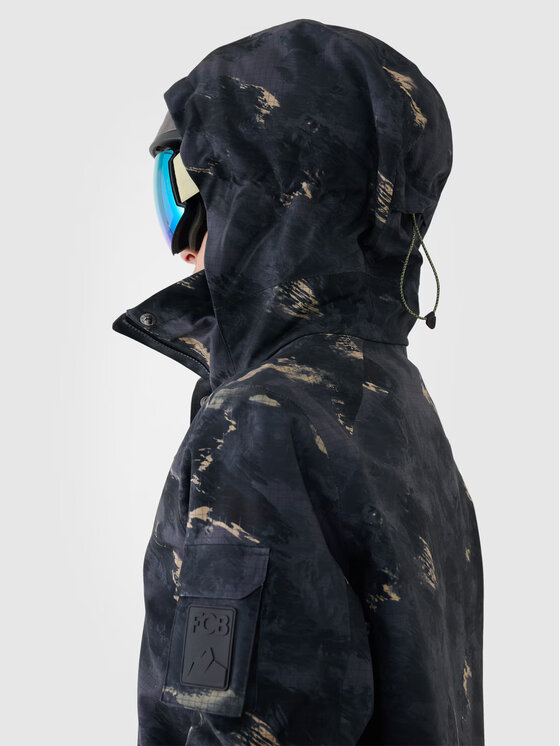 4F 4F Giacca da snowboard 4FWAW24TTJAF586-90A Multicolore Regular Fit