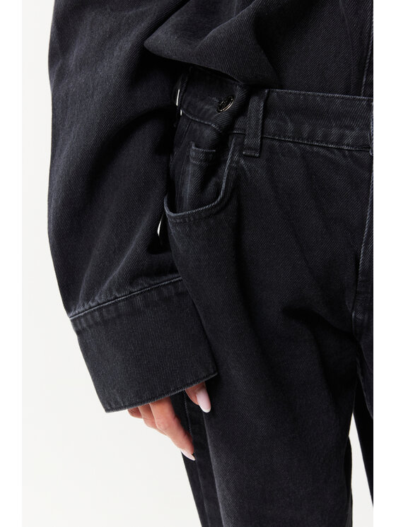 Magda Matyja Magda Matyja Jeansy BROOKLYN JEANS Czarny Loose Fit