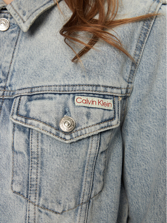 Calvin Klein Jeans Calvin Klein Jeans Jeansová bunda 90's J20J224544 Modrá Regular Fit