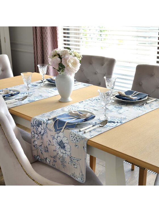 Roseberry Home Roseberry Home Podkładka na stół Blossom Blue Niebieski