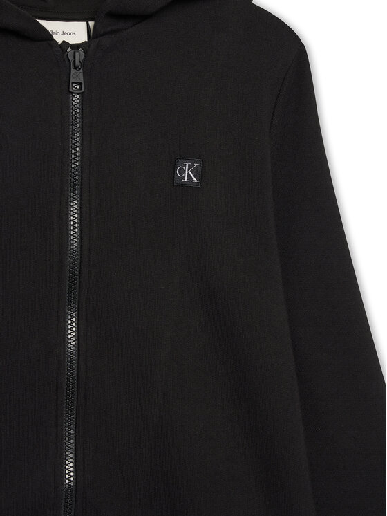 Calvin Klein Jeans Calvin Klein Jeans Суитшърт Mini Badge IU0IU00707 D Черен Regular Fit