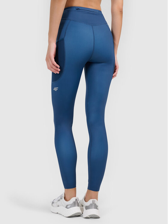 4F 4F Legginsy 4FWAW26TFTIF474-31S Granatowy Active Fit