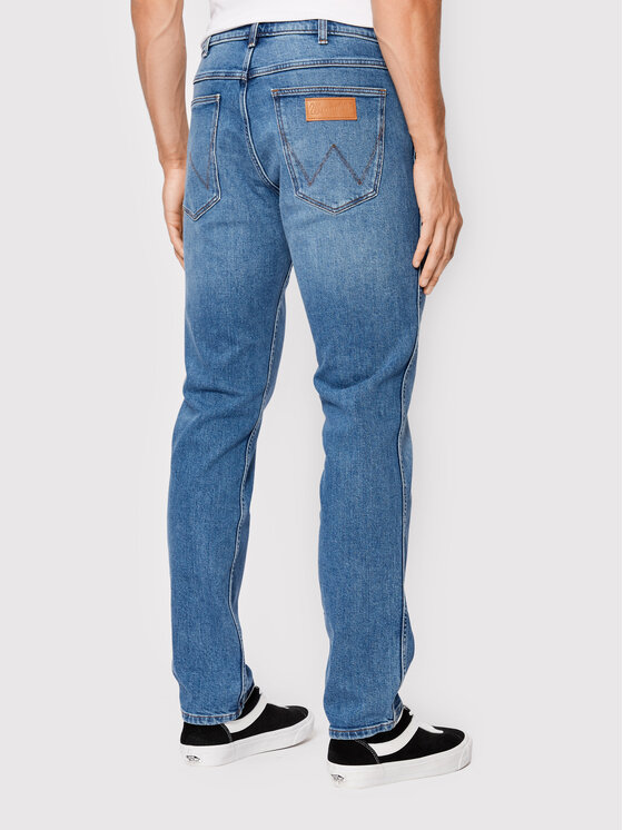 Wrangler Wrangler Jeans hlače Greensboro W15QJX21Y 112322662 Modra Regular Fit