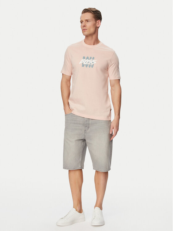 BOSS BOSS T-shirt Bass 50561850 Ružičasta Regular Fit