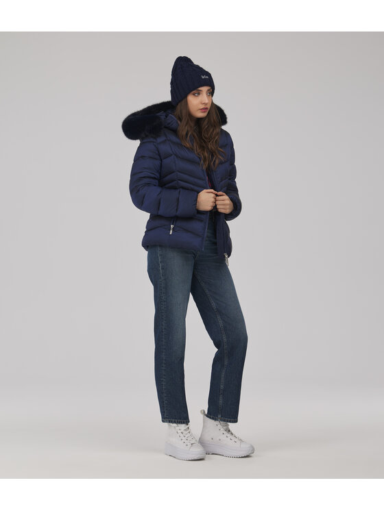 Lee Cooper Lee Cooper Kurtka przejściowa MATILDA Granatowy Regular Fit