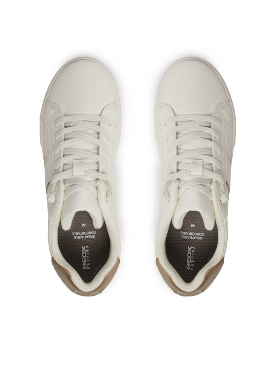Geox Geox Sneakers J Eclyper Girl J36LRC 000BC C0588 D Bianco