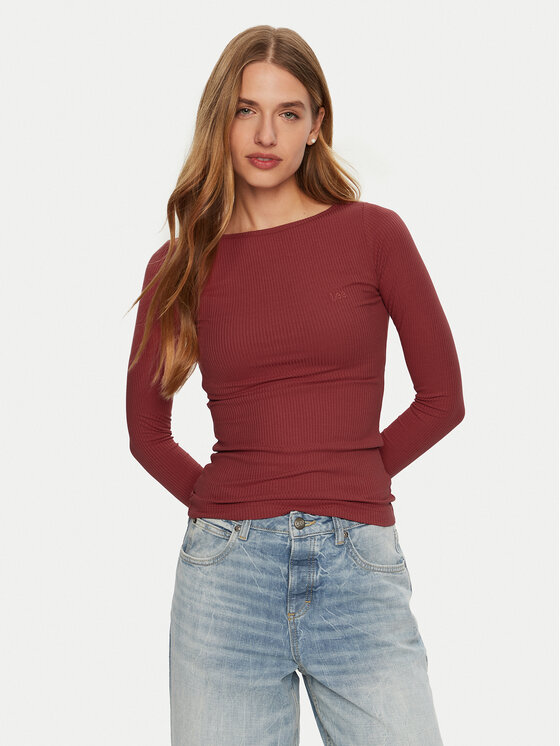 Lee Blúzka 112355150 Červená Slim Fit