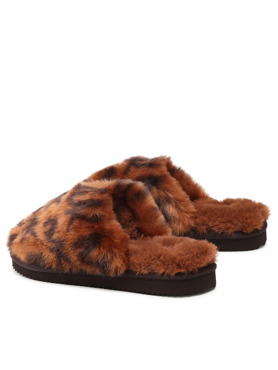 MICHAEL Michael Kors MICHAEL Michael Kors Пантофи Janis Slipper 40F1JAFA2Y Кафяв