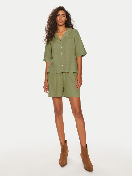 ONLY ONLY Marškiniai Tokyo 15314215 Chaki Regular Fit