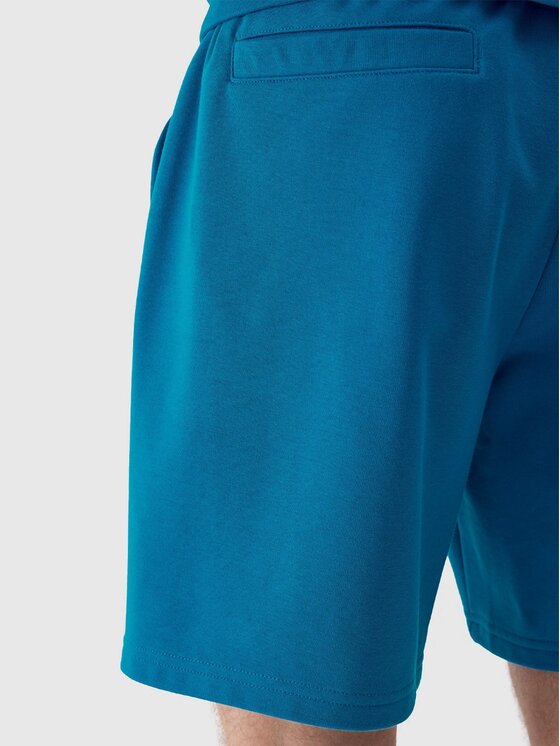 4F 4F Bavlnené šortky 4FWSS24TSHOM330-36S Modrá Regular Fit