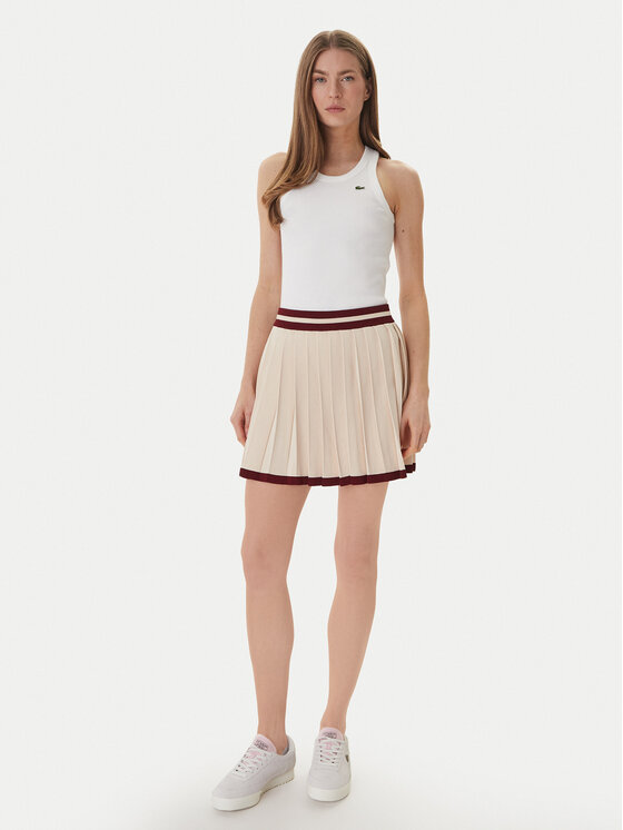 Lacoste Lacoste Top TF5388 Écru Slim Fit