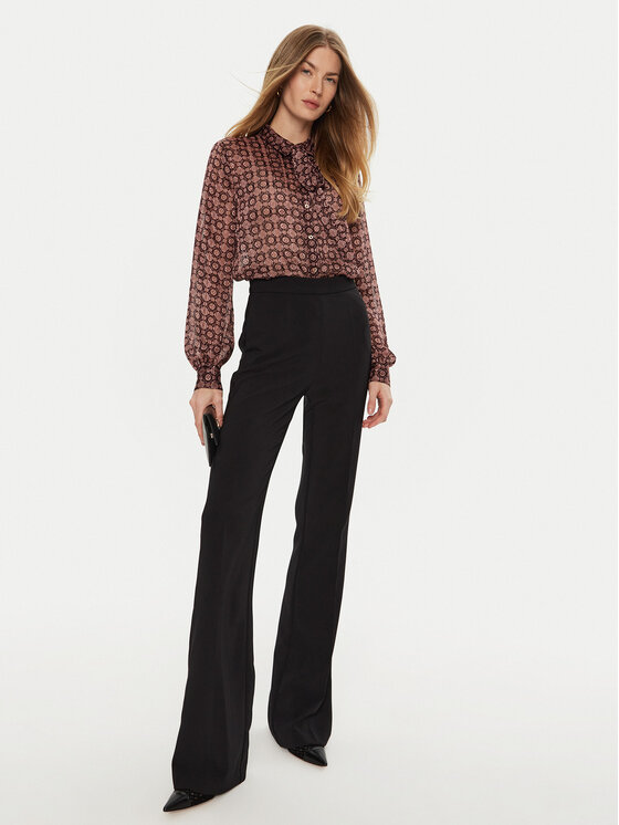 Guess Guess Cămașă Oriane W4BH63 WGLE2 Vișiniu Regular Fit