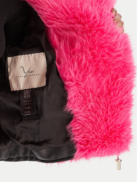 YES LONDON YES LONDON Blană ECO/026 Roz Regular Fit