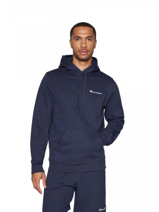 Champion Felpa Hooded Sweatshirt Blu scuro Regular Fit Modivo