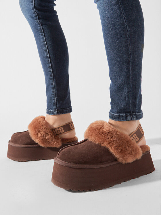 Ugg Ugg Пантофи W Funkette 1113474 Кафяв