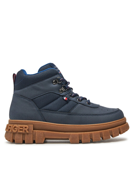 Tommy Hilfiger Tommy Hilfiger Bakancs Lace-Up Bootie T3X5-33707-1492 S Sötétkék