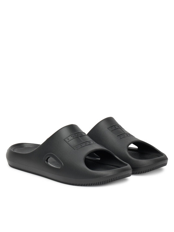 Tommy Jeans Tommy Jeans Şlapi Sporty Pool Slide EM0EM01582 Negru