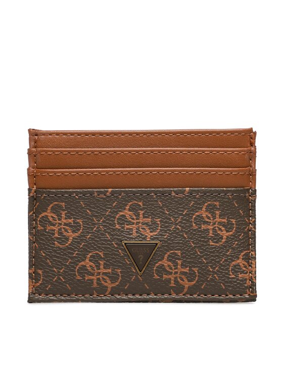 Guess Etui za kreditne kartice Vezzola Smart Slg SMEVZL LEA25 Rjava