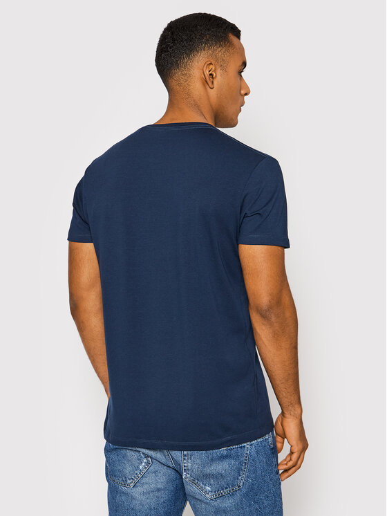 Pepe Jeans Pepe Jeans Tričko Original PM508210 Tmavomodrá Slim Fit