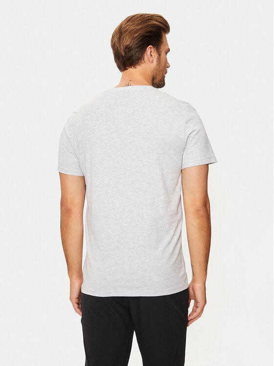 4F 4F T-Shirt 4FWMM00TTSHM1843 Szary Regular Fit
