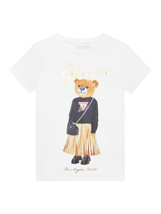 Guess Guess T-Shirt J5BI39 J1314 Λευκό Regular Fit