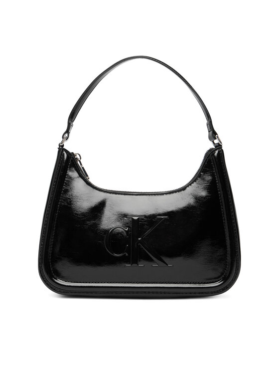 Calvin Klein Calvin Klein Táska Bold Ck Metallic Shoulder Bag LV04F3332G Fekete