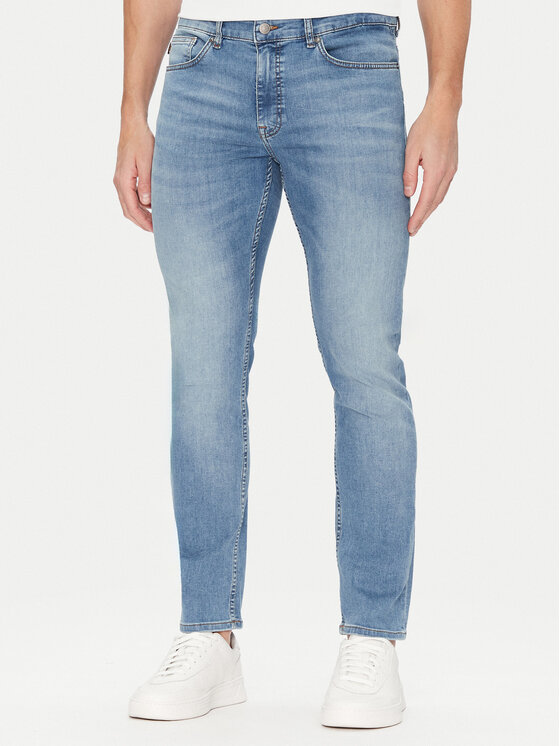 BOSS Džínsy Delaware Bo 50537800 Modrá Slim Fit