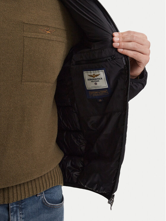 Aeronautica Militare Aeronautica Militare Kurtka zimowa 262AB3074UCT04358 Czarny Regular Fit