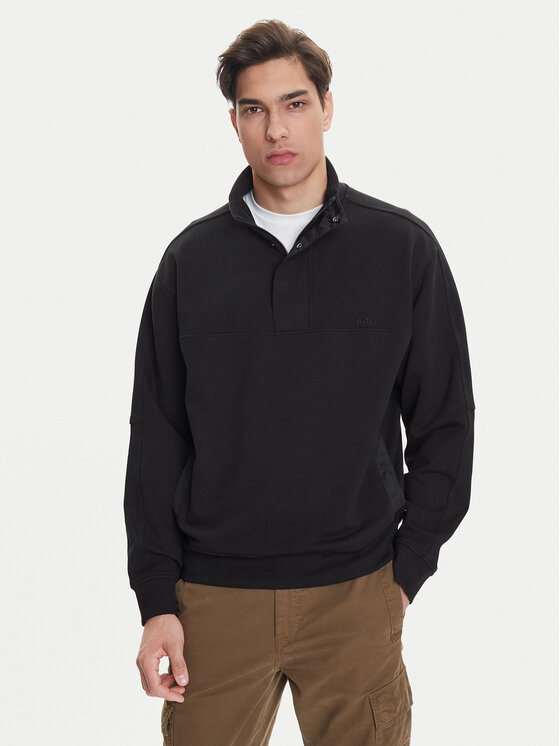 BOSS BOSS Sweatshirt Ze Work 50545753 Schwarz Regular Fit