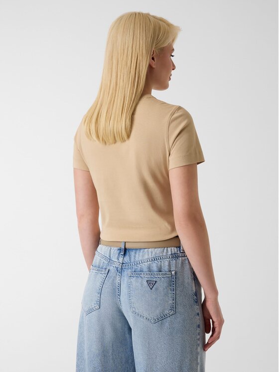 Guess Guess Футболка 182912 Бежевий Classic Fit