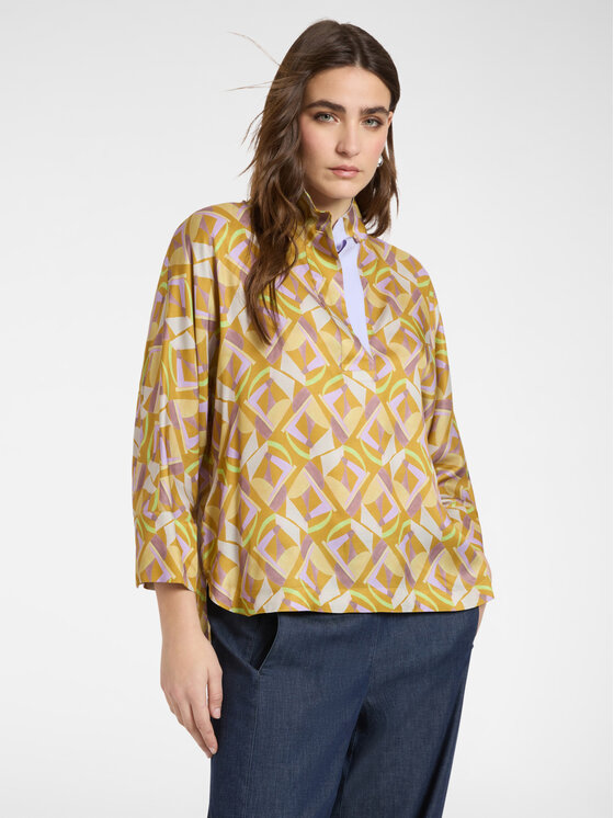 Elena Mirò Elena Mirò Bluzka 2153Z200040N001 Fioletowy Regular Fit
