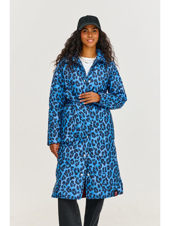 NAOKO NAOKO Kabát Meowtropolitan Modrá Regular Fit
