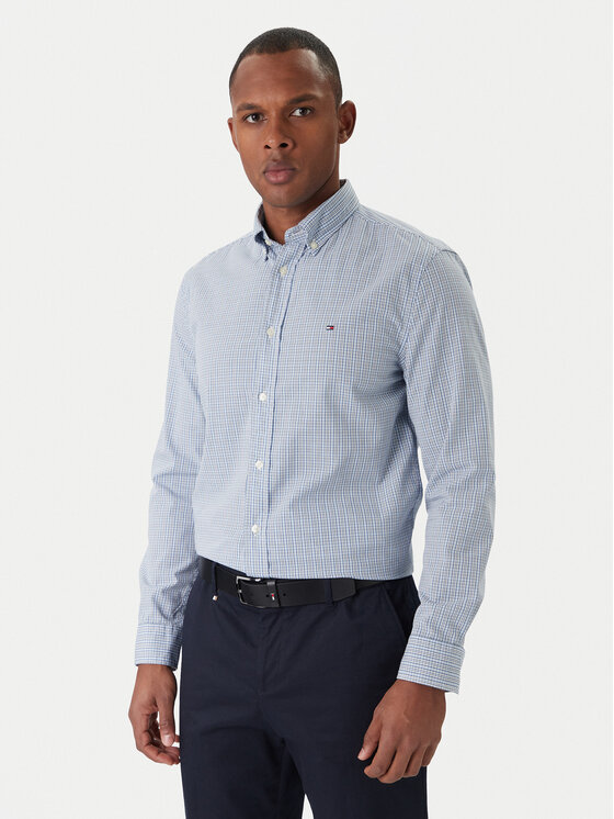 Tommy Hilfiger Tommy Hilfiger Košile MW0MW39459 Modrá Regular Fit