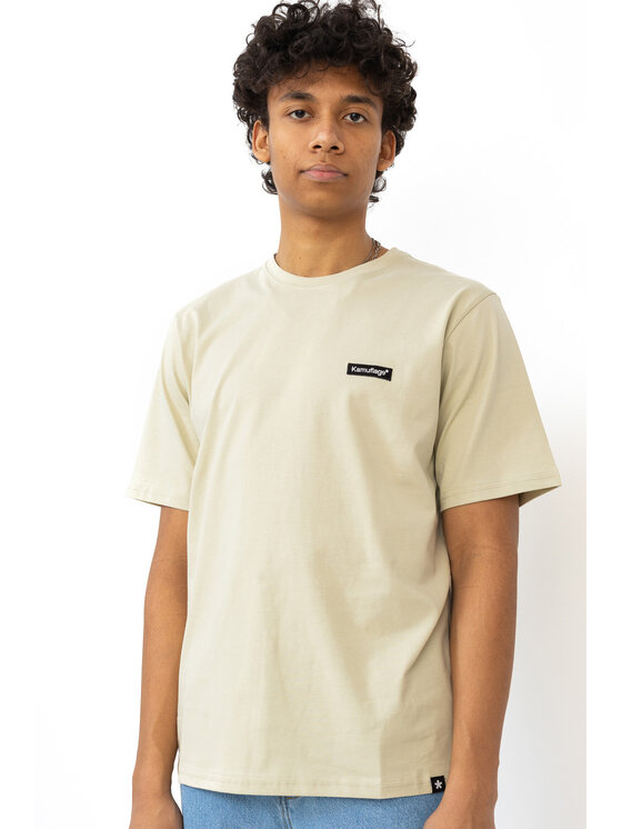 Kamuflage Kamuflage T-Shirt Koszulka Kamuflage Minilogo Beżowy Relaxed Fit