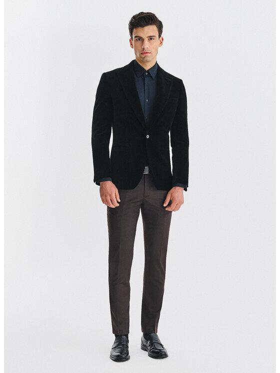 Pako Lorente Pako Lorente Marynarka P25WF-3X-024 Czarny Slim Fit