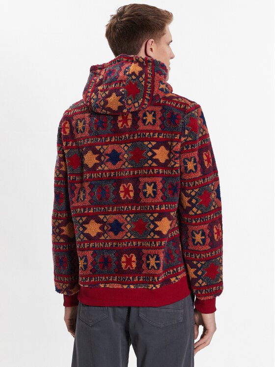 Felpa di pile MSS-580INDIO Rosso Regular Fit