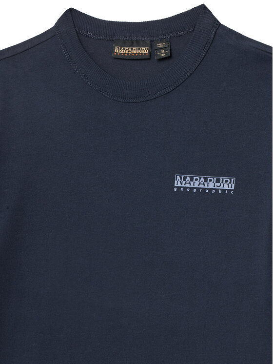 Napapijri Napapijri T-krekls S-Ahr NP0A88ZO M Tumši zils Regular Fit