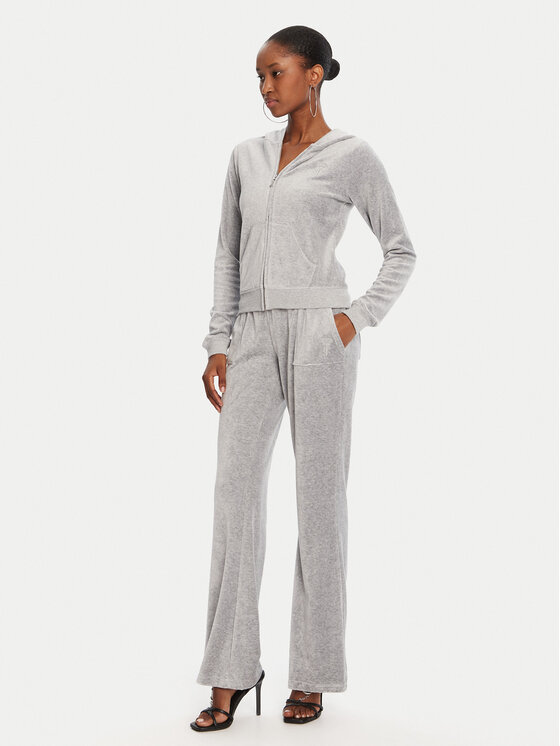 Juicy Couture Juicy Couture Majica dugih rukava Robyn JCSEBJ007 Siva Slim Fit