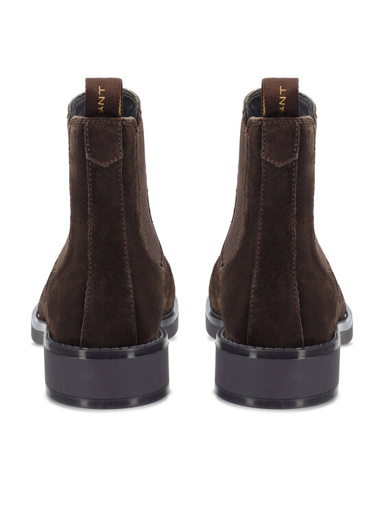 Gant Gant Kotníková obuv s elastickým prvkem 31653106 Hnědá