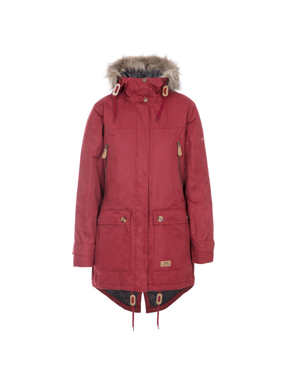 Trespass Trespass Kurtka przeciwdeszczowa Clea Czerwony Long Fit