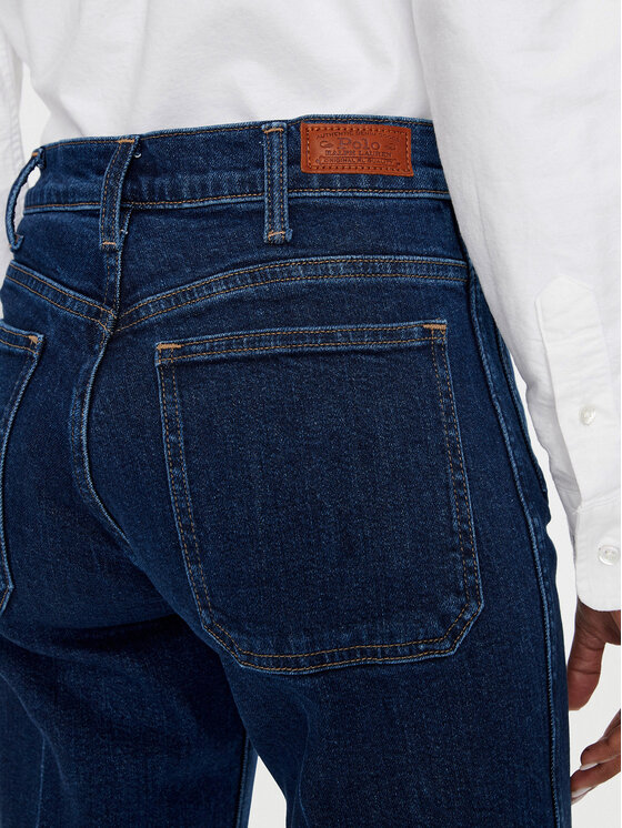 Polo Ralph Lauren Polo Ralph Lauren Jeans hlače 211825841001 Mornarsko modra Flare Fit