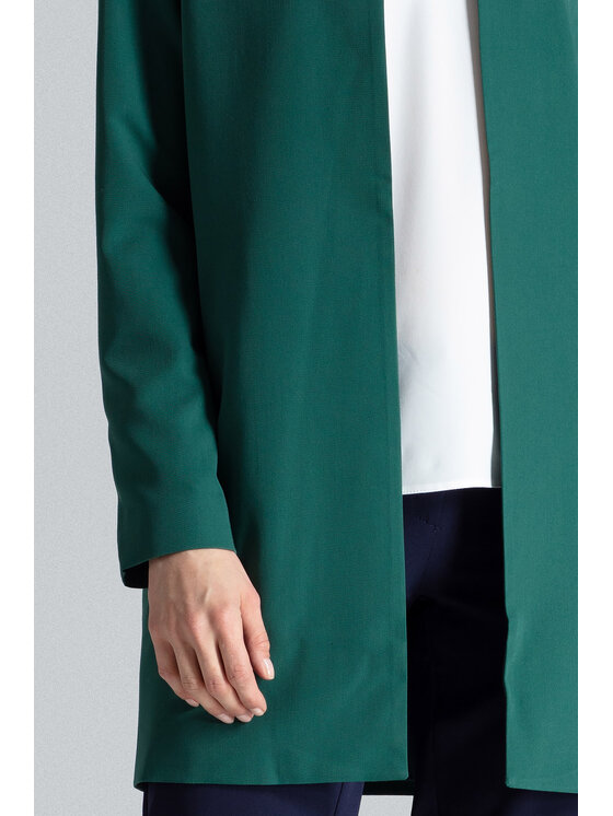 FIGL FIGL Płaszcz M551 Zielony Regular Fit