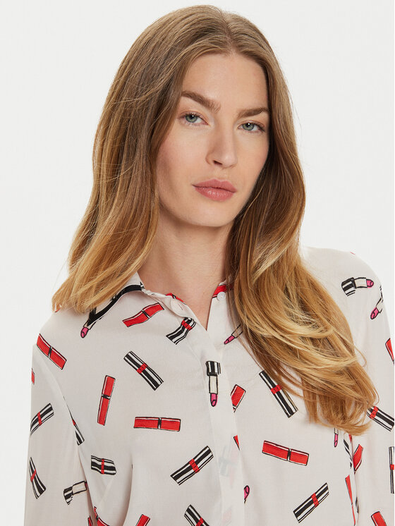 Motivi Motivi Koszula 5163Q100684N Biały Regular Fit
