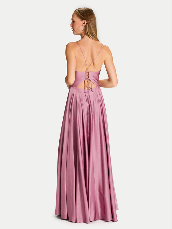 Hey Kyla Hey Kyla Večerné šaty 5AJ014HK Ružová Slim Fit