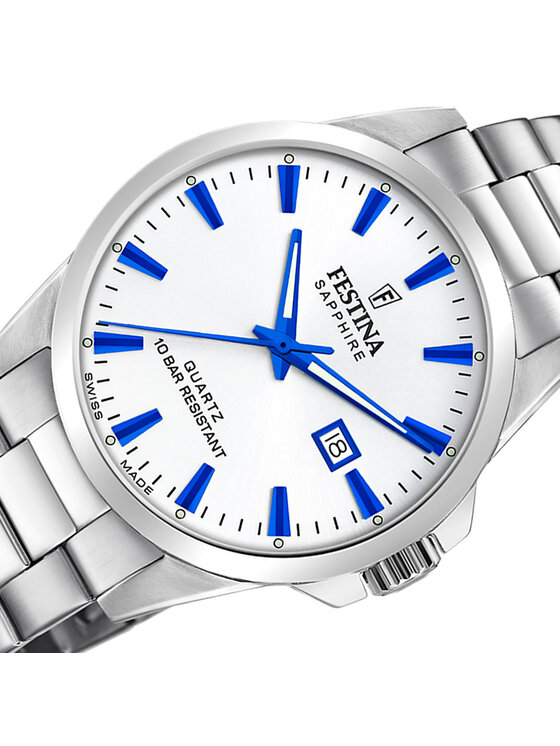 Festina Festina Zegarek F20024-5 Srebrny