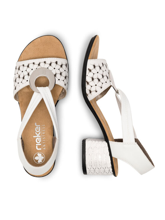 Rieker Rieker Sandali 64677-80 Bela