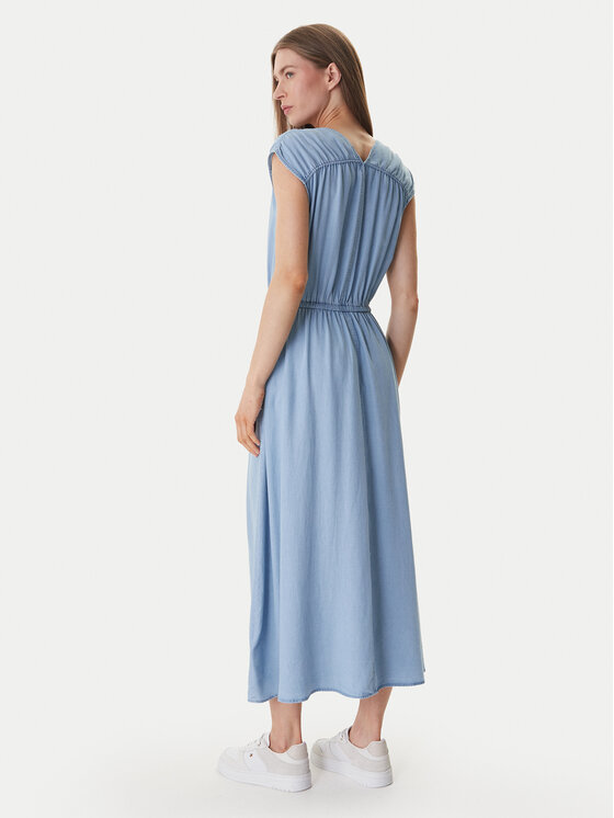 DKNY DKNY Haljina za svaki dan DJ6D9183 Svijetloplava Relaxed Fit