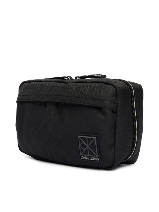 Calvin Klein Calvin Klein Kosmētikas somiņa Emblem Aop Washbag LV04D1208G Melns