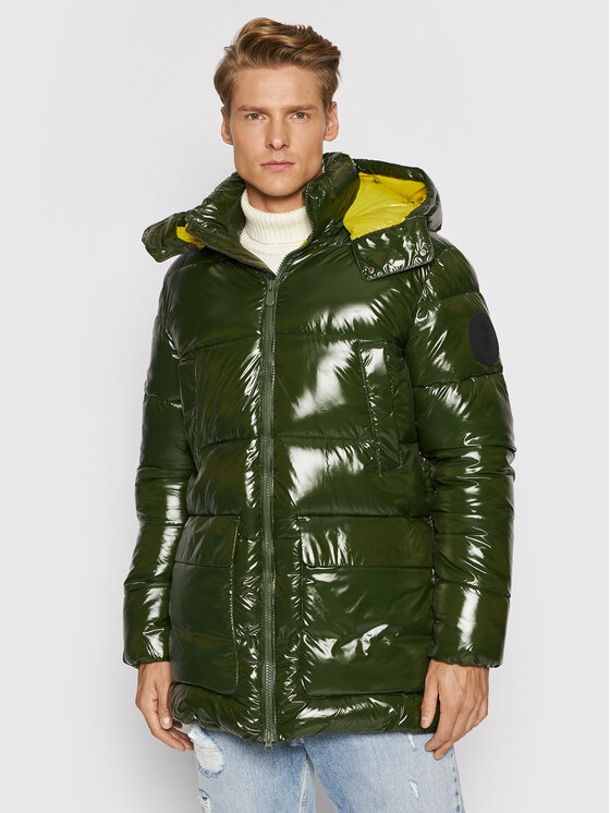 Save The Duck Save The Duck Talvejope D40292M LUCK13 Roheline Regular Fit