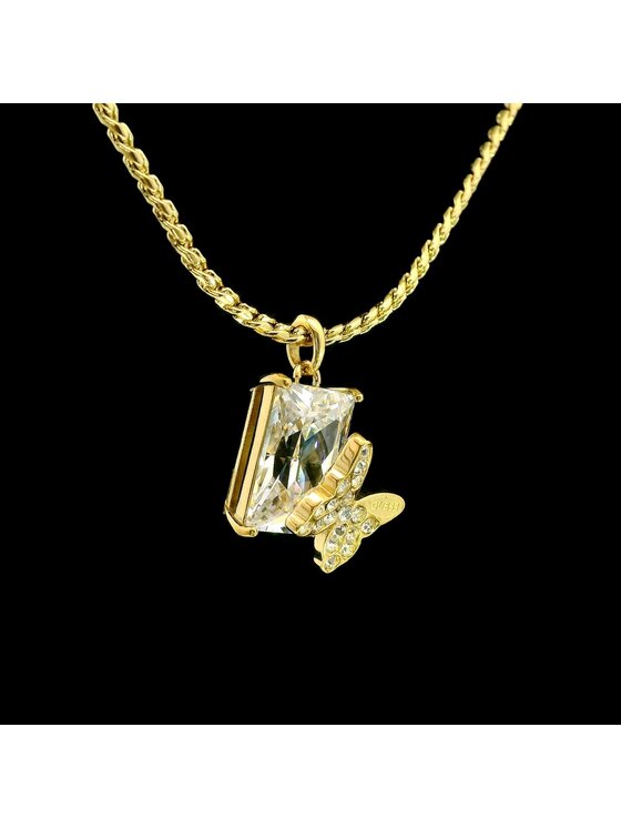 Guess Guess Naszyjnik JUBN04097JWYGT/U Złoty